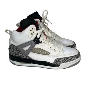 Nike Air Jordan Spizike GS White Cement Youth Sneakers Size 5